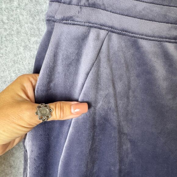 NWT Lululemon Scuba Wide Leg Pants Mid-Rise Velvet Nightfall Large Athleisure - Picture 7 of 15